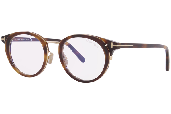  Tom Ford TF5784-D-B Eyeglasses Women's Full Rim Round Shape 