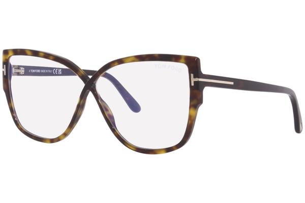  Tom Ford TF5828-B Eyeglasses Women's Full Rim Cat Eye 