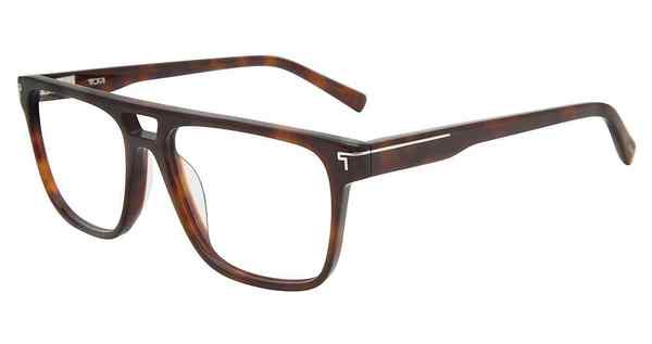 Tumi VTU515 Eyeglasses Men's Full Rim Square Shape