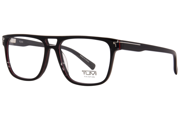 Tumi VTU515 Eyeglasses Men's Full Rim Square Shape