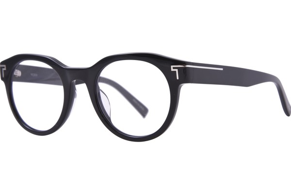  Tumi VTU529 Eyeglasses Men's Full Rim Round Shape 