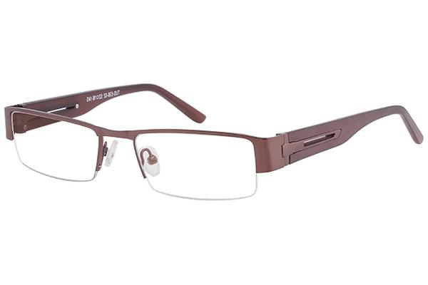 Tuscany Men's Eyeglasses 536 Half Rim Optical Frame