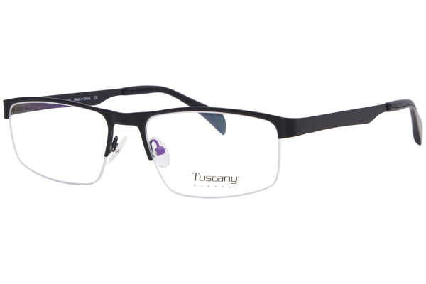 Tuscany Men's Eyeglasses 576 Half Rim Optical Frame