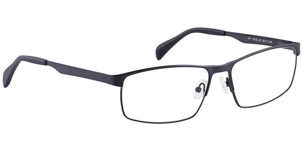  Tuscany Men's Eyeglasses 671 Full Rim Optical Frame 