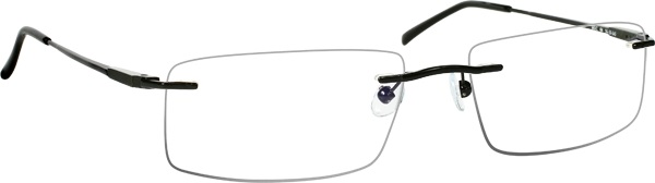  Tuscany Men's Legacy Eyeglasses MUA Rimless Optical Frame 