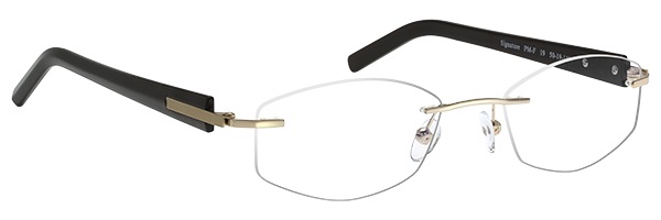 Tuscany Men's Signature Eyeglasses PMA Rimless Optical Frame