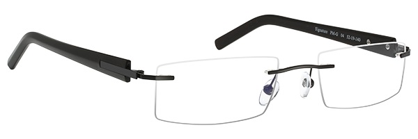  Tuscany Men's Signature Eyeglasses PMA Rimless Optical Frame 