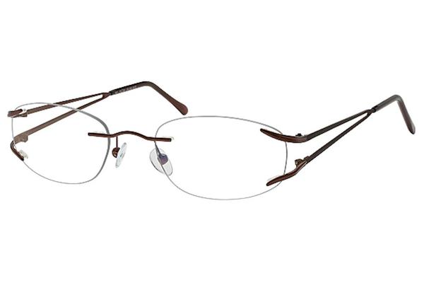  Tuscany Women's Eyeglasses 501 Rimless Optical Frame 