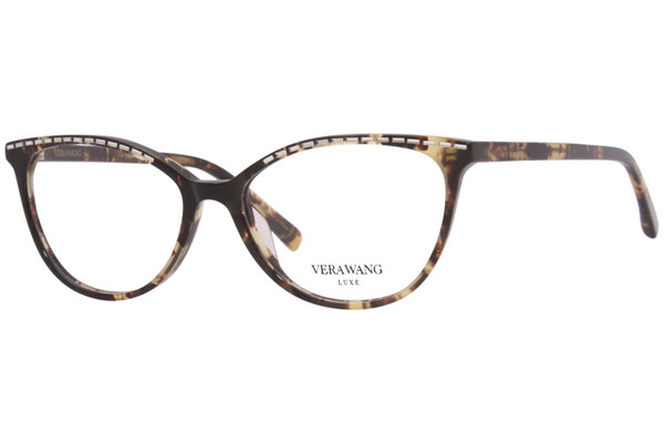  Vera Wang Lilah Eyeglasses Women's Full Rim Cat Eye Optical Frame 