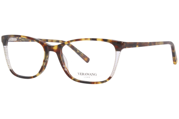 Vera Wang Marcille Eyeglasses Women's Full Rim Rectangle Shape