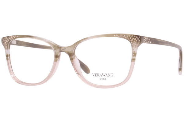  Vera Wang Sinda Eyeglasses Women's Full Rim Rectangular Optical Frame 