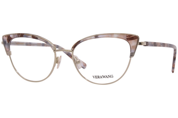  Vera Wang V568 Eyeglasses Women's Full Rim Cat Eye Optical Frame 