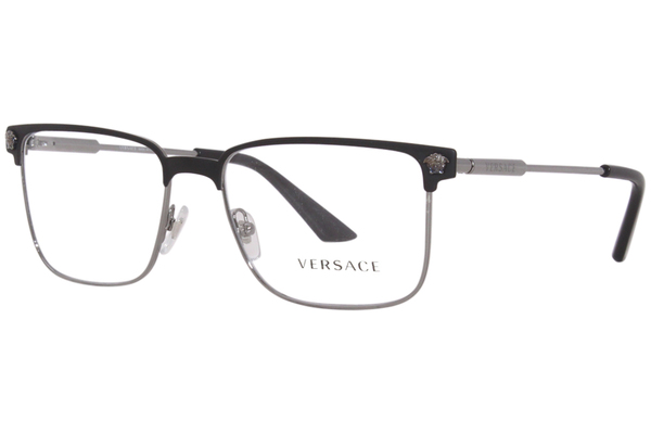  Versace 1276 Eyeglasses Men's Full Rim Rectangle Shape 