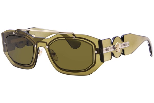  Versace 2235 Sunglasses Rectangular Medusa Logo 