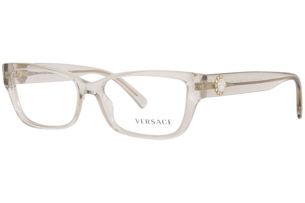  Versace 3284-B Eyeglasses Women's Full Rim Rectangular Optical Frame 