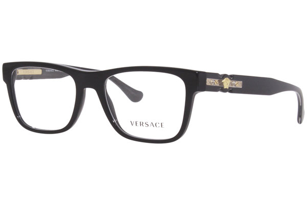  Versace VE3303 Eyeglasses Men's Full Rim Rectangle Shape 