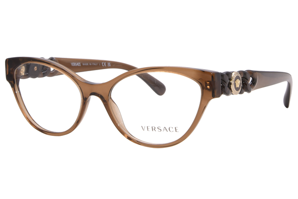 Versace 3305 Eyeglasses Women's Full Rim Cat Eye