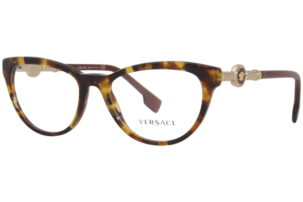  Versace 3311 Eyeglasses Women's Full Rim Cat Eye 