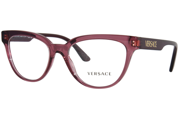 Versace 3315 Eyeglasses Women's Full Rim Cat Eye