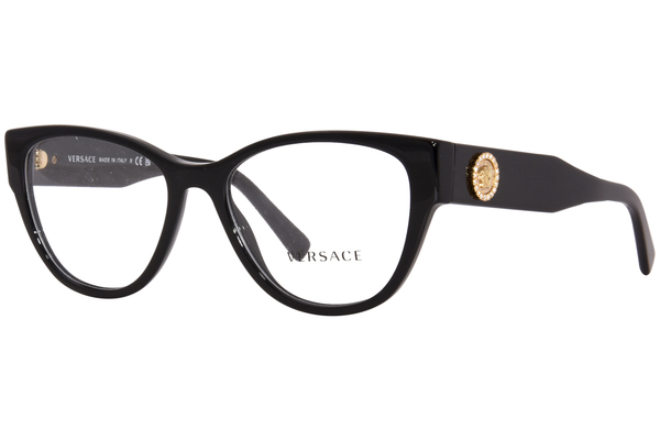  Versace 3281-B Eyeglasses Women's Full Rim Cat Eye Optical Frame 