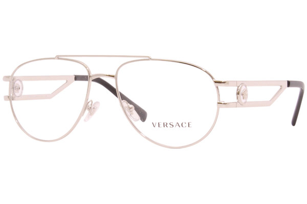  Versace VE1269 Eyeglasses Men's Full Rim Pilot Optical Frame 