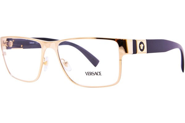 Versace VE1274 Eyeglasses Men's Full Rim Rectangle Optical Frame