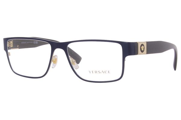 Versace VE1274 Eyeglasses Men's Full Rim Rectangle Optical Frame