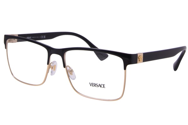 Versace VE1285 Eyeglasses Men's Full Rim Rectangle Shape