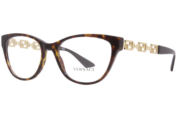  Versace VE3292 Eyeglasses Women's Full Rim Cat Eye Optical Frame 