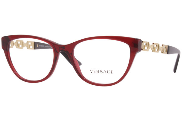  Versace VE3292 Eyeglasses Women's Full Rim Cat Eye Optical Frame 