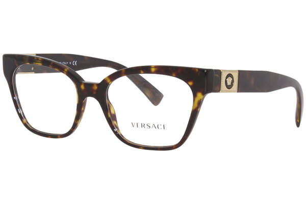  Versace VE3294 Eyeglasses Women's Full Rim Cat Eye Optical Frame 