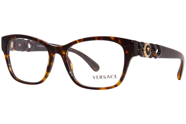  Versace VE3306 Eyeglasses Women's Full Rim Cat Eye 