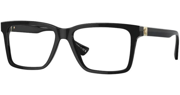  Versace VE3328 Eyeglasses Men's Full Rim Rectangle Shape 