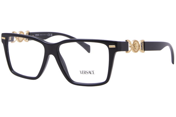  Versace VE3335 Eyeglasses Women's Full Rim Rectangle Shape 