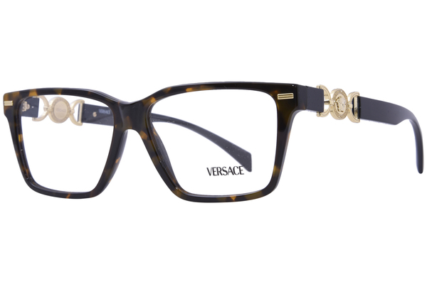  Versace VE3335 Eyeglasses Women's Full Rim Rectangle Shape 