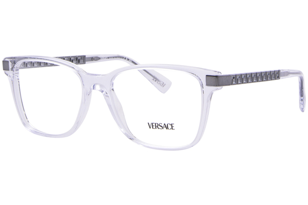 Versace Ve3340u 148 Eyeglasses Mens Crystal Full Rim Square Shape 53 17 145