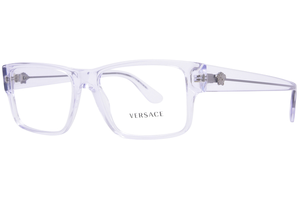 Versace VE3342 Eyeglasses Men's Full Rim Rectangle Shape