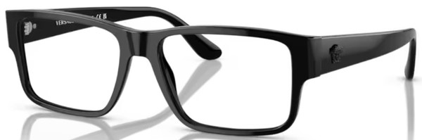 Versace VE3342 Eyeglasses Men's Full Rim Rectangle Shape