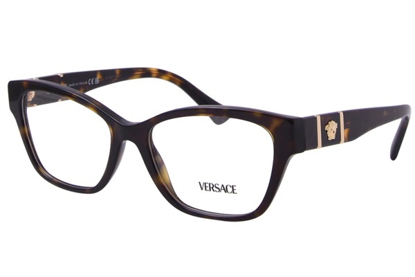 Versace VE3344 Eyeglasses Women's Full Rim Cat Eye