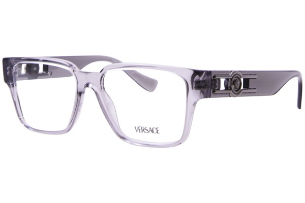  Versace VE3346 Eyeglasses Men's Full Rim Rectangle Shape 