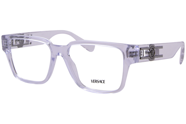  Versace VE3346 Eyeglasses Men's Full Rim Rectangle Shape 