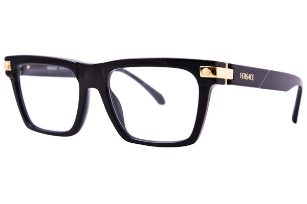  Versace VE3354 Eyeglasses Men's Full Rim Rectangle Shape 