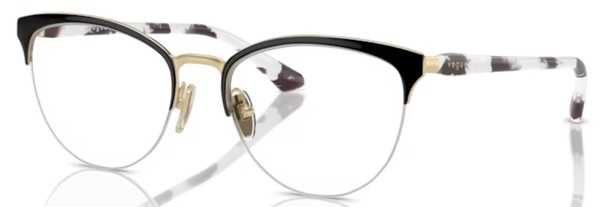 Vogue VO4304 Eyeglasses Women's Semi Rim Oval Shape