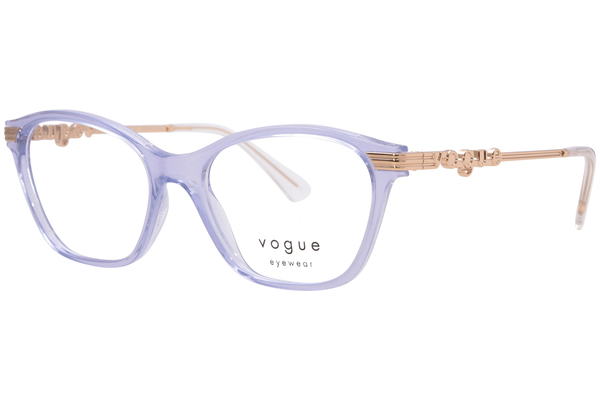  Vogue VO5461 Eyeglasses Women's Full Rim Cat Eye w/Chain 