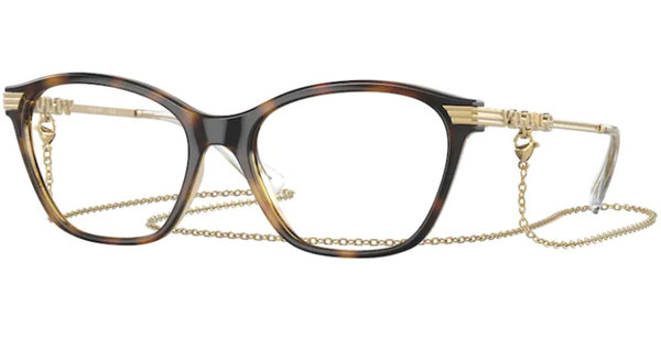  Vogue VO5461 Eyeglasses Women's Full Rim Cat Eye w/Chain 