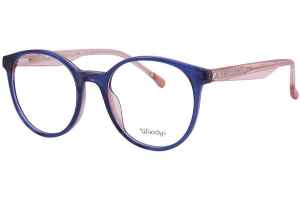  Woodys Vitra Eyeglasses Women's Full Rim Round Shape 