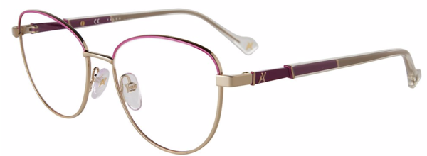  Yalea VYA066L Eyeglasses Women's Full Rim Butterfly Shape 