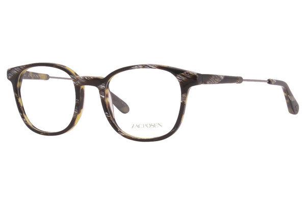  Zac Posen Oliver Eyeglasses Men's Full Rim Square Optical Frame 