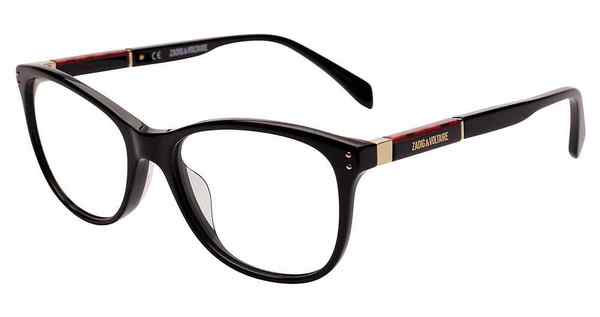 Zadig & Voltaire VZV158V Eyeglasses Women's Full Rim Oval Shape