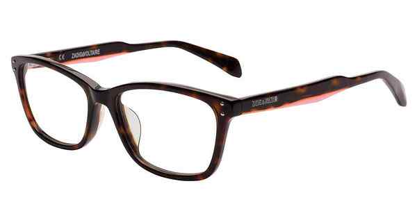  Zadig & Voltaire VZV175 Eyeglasses Women's Full Rim Square Shape 